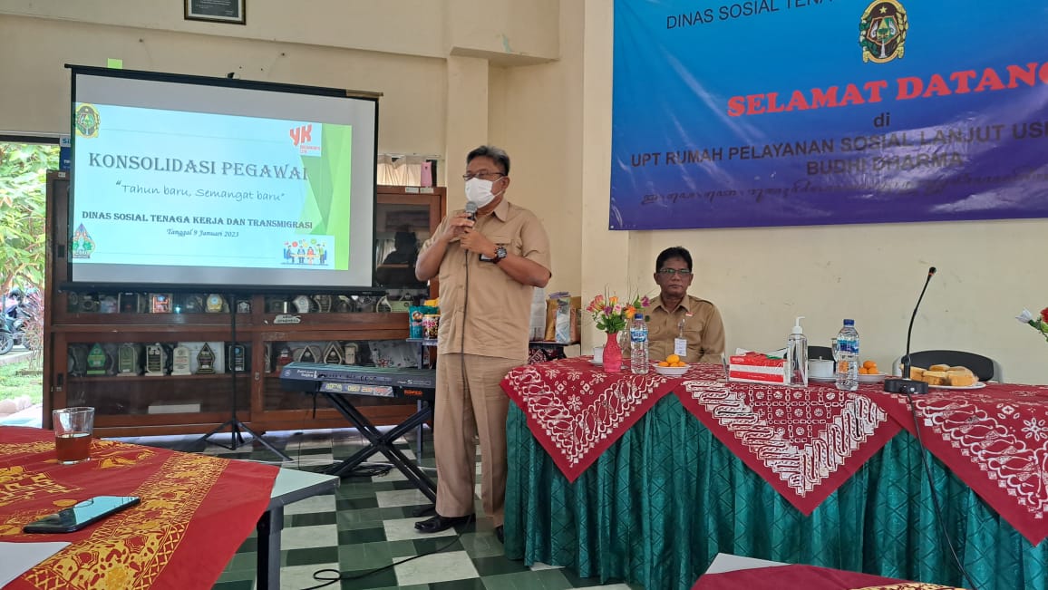 Konsolidasi Pegawai Dinas Sosial Tenaga Kerja dan Transmigrasi Kota Yogyakarta
