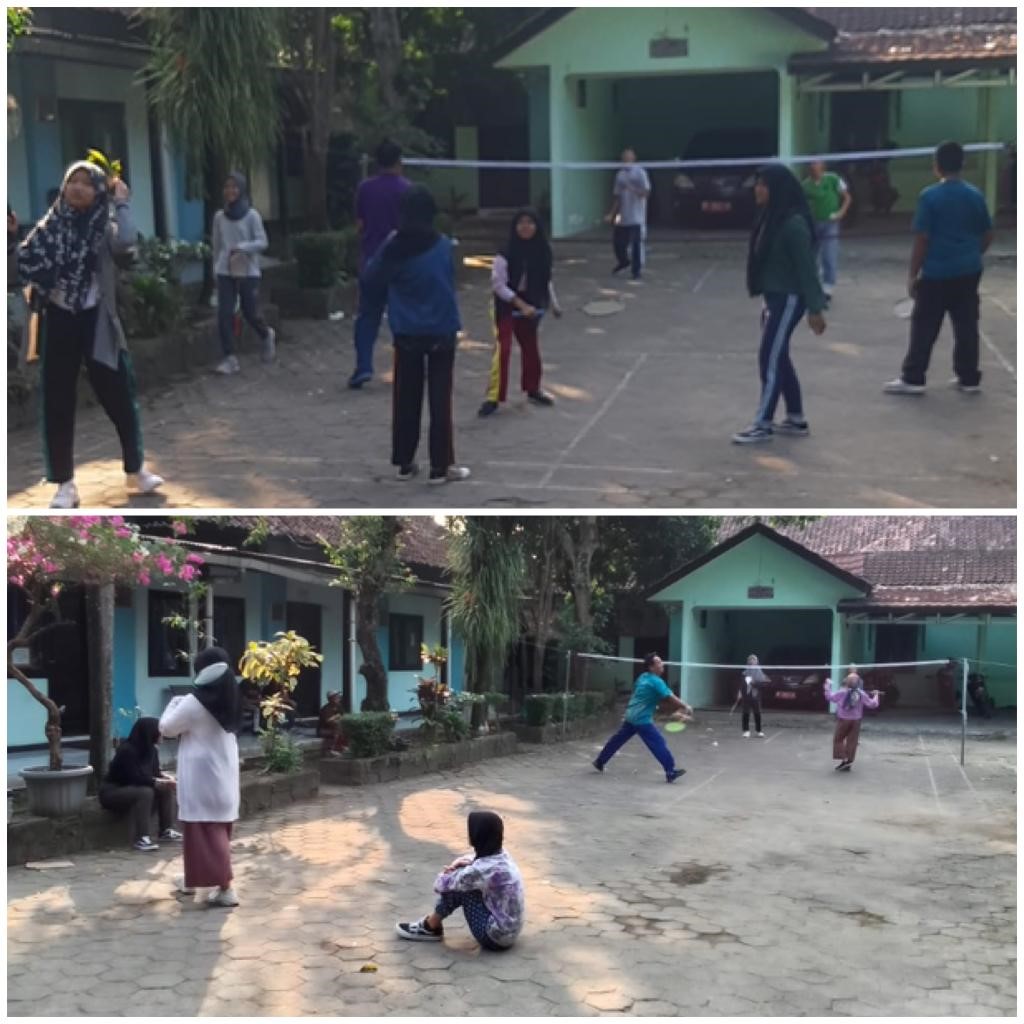 Fasilitasi Minat dan Bakat Kelayan  dengan kegiatan Badminton  di UPT RPA Wiloso Projo