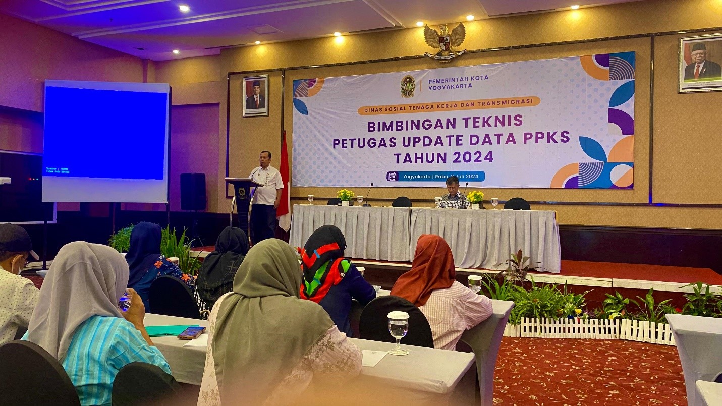 BIMBINGAN TEKNIS PETUGAS UPDATE DATA PEMERLU PELAYANAN  KESEJAHTERAAN SOSIAL TAHUN 2024