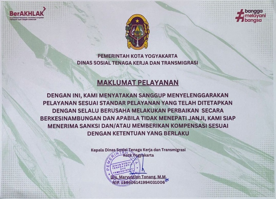 Maklumat Pelayanan